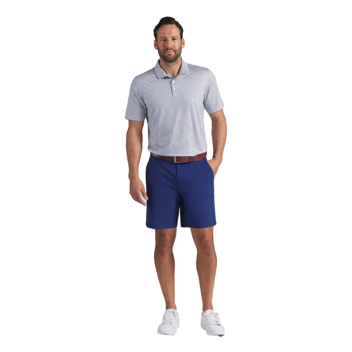 Puma Golf Men's MATTR Clover BN Polo White Color
