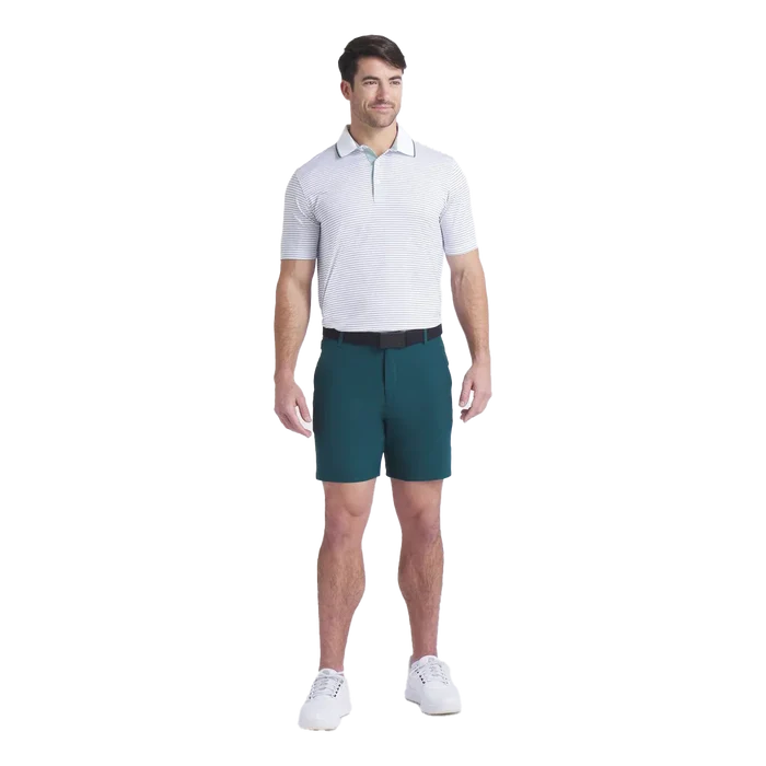 Puma Golf Men's Mattr Elevated Stripe Polo Green Color