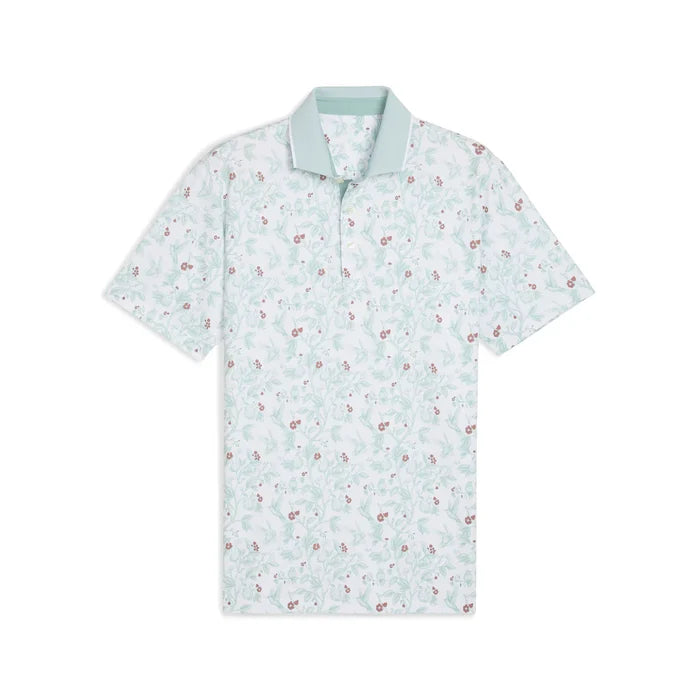 Puma Golf Men's MATTR Humming Polo White Color