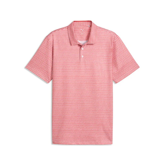 Puma Golf Men's MATTR Stadium BN Polo Pink Color