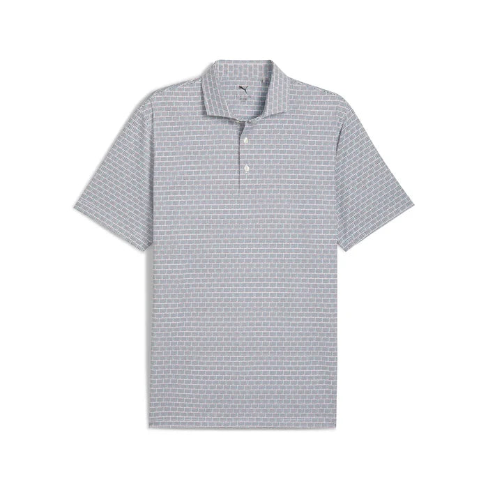 Puma Golf Men's MATTR Warning Polo White Color