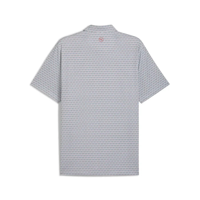 Puma Golf Men's MATTR Warning Polo White Color
