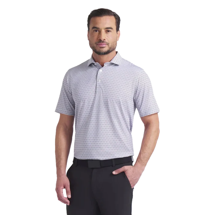 Puma Golf Men's MATTR Warning Polo White Color