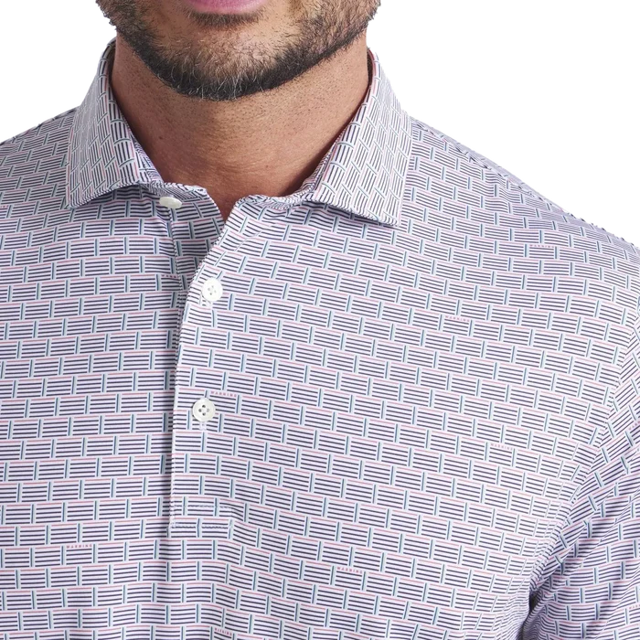 Puma Golf Men's MATTR Warning Polo White Color