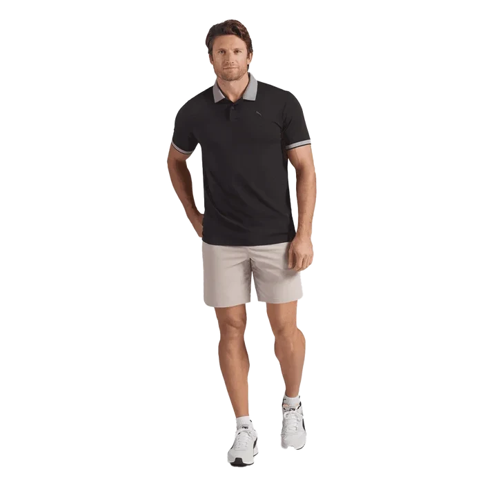 Puma Golf Men's Modalon Crafted LC Polo Black color