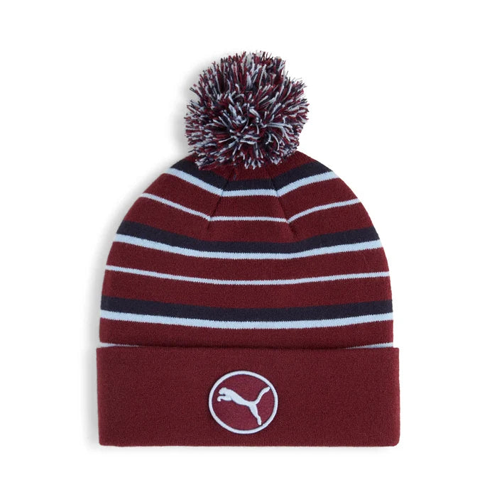 Puma Golf POM Beanie Maroon Color.