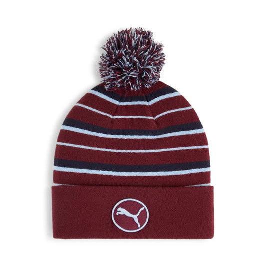 Puma Golf POM Beanie Maroon Color.