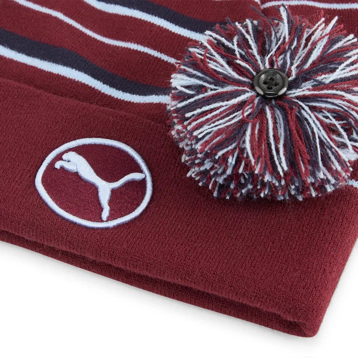 Puma Golf POM Beanie Maroon Color.
