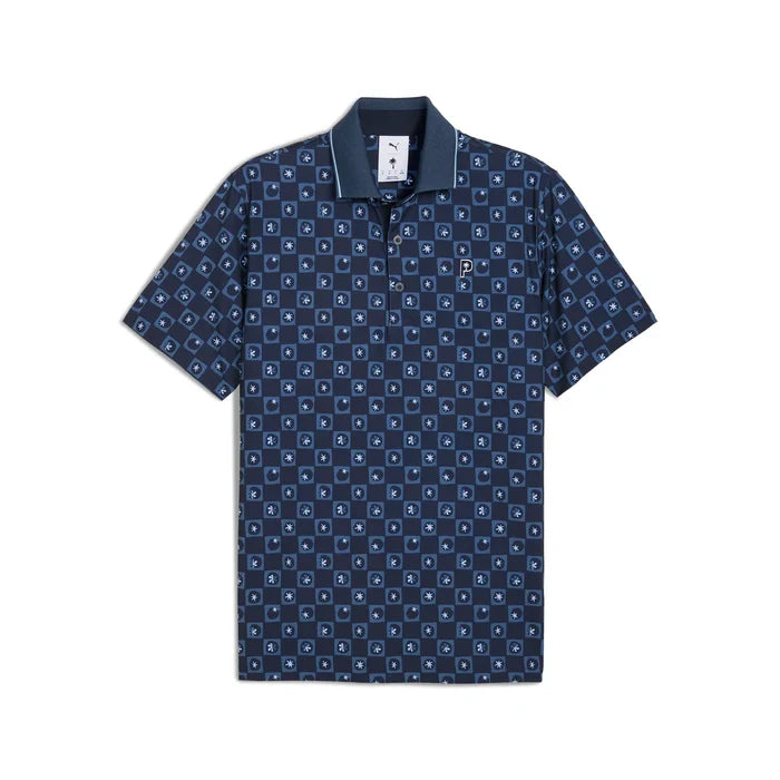 Puma Golf Men's PTC Micro Golf Polo Navy Color