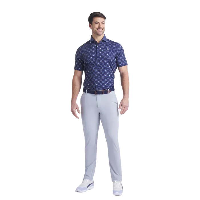 Puma Golf Men's PTC Micro Golf Polo Navy Color