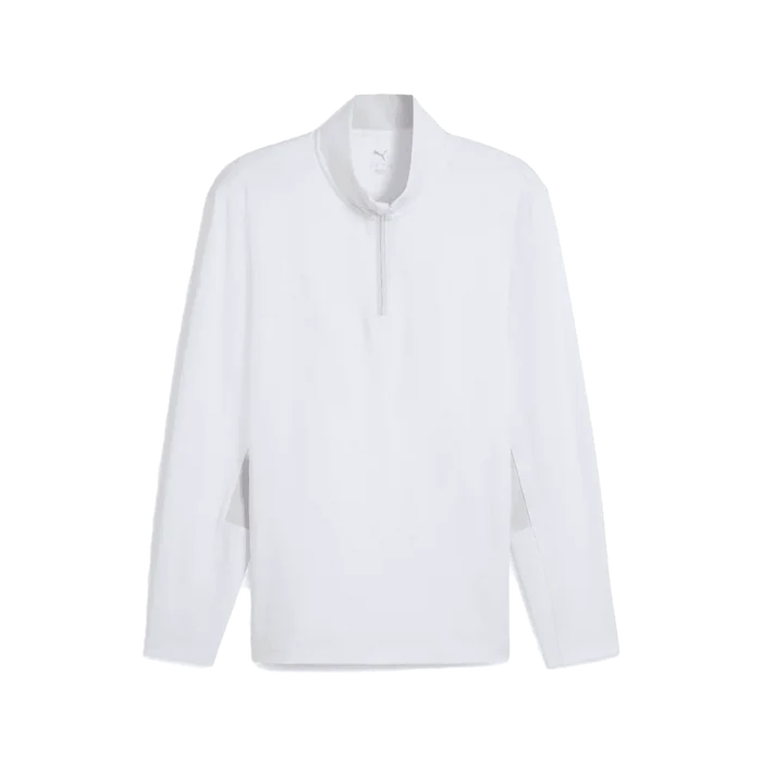 Puma Golf Men's Pure 2.0 1/4 Zip White color