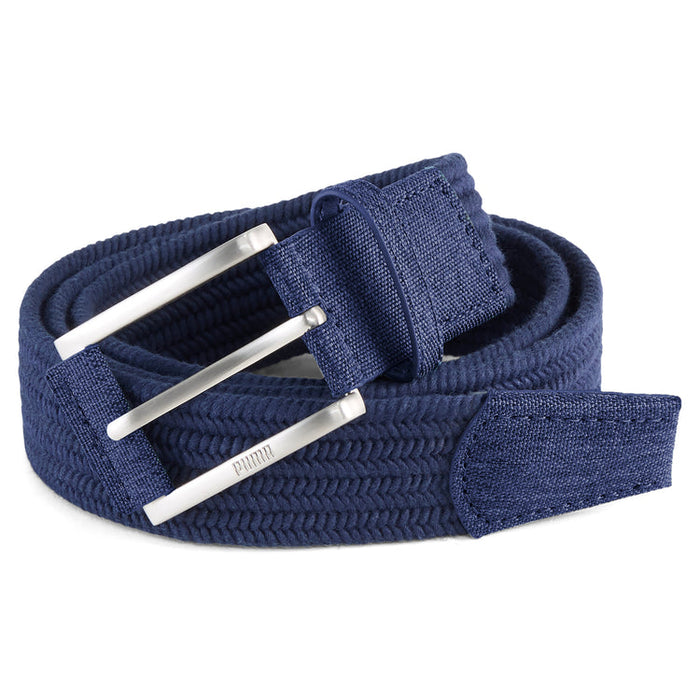 Puma Golf Stretch Weave Belt Navy Color.