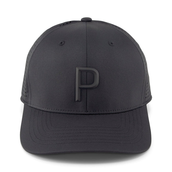 Puma Golf Tech P Snapback Cap Black Color.