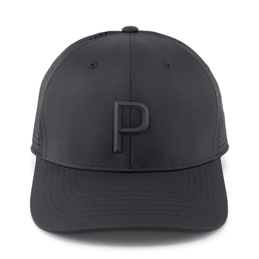 Puma Golf Tech P Snapback Cap Black Color.