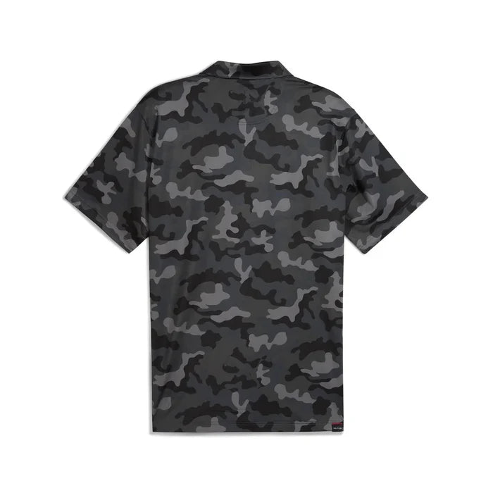 Puma Golf Men's Volition Camo Golf Polo Black Color.