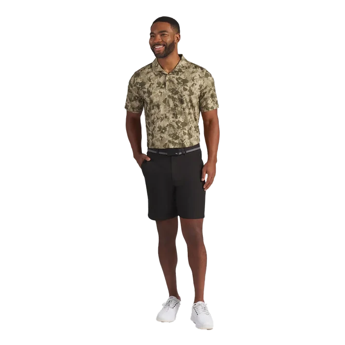 Puma Golf Men's Volition Camo Polo Brown Color