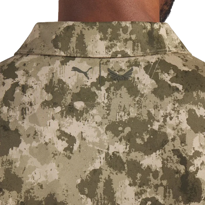 Puma Golf Men's Volition Camo Polo Brown Color