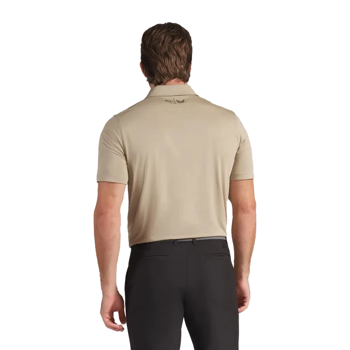Puma Golf Men's Volition Flag Polo Brown Color