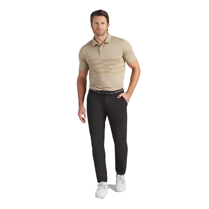 Puma Golf Men's Volition Flag Polo Brown Color