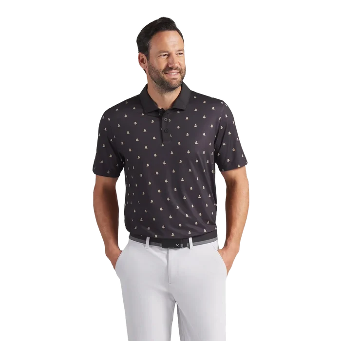 Puma Golf Men's Volition Liberty Polo Black Color
