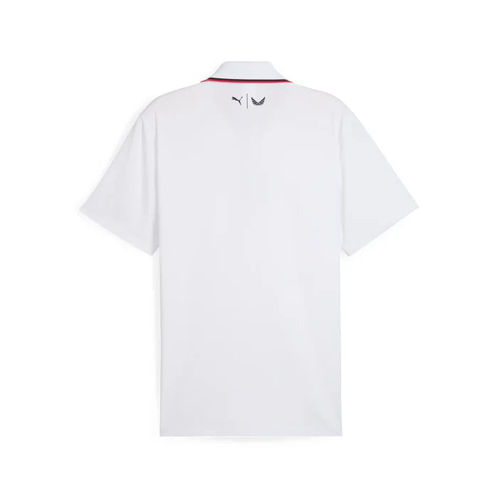 Puma Golf Men's Volition Tipped Polo White Color