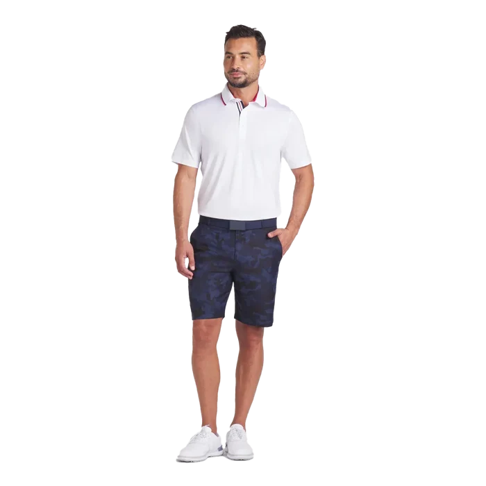 Puma Golf Men's Volition Tipped Polo White Color