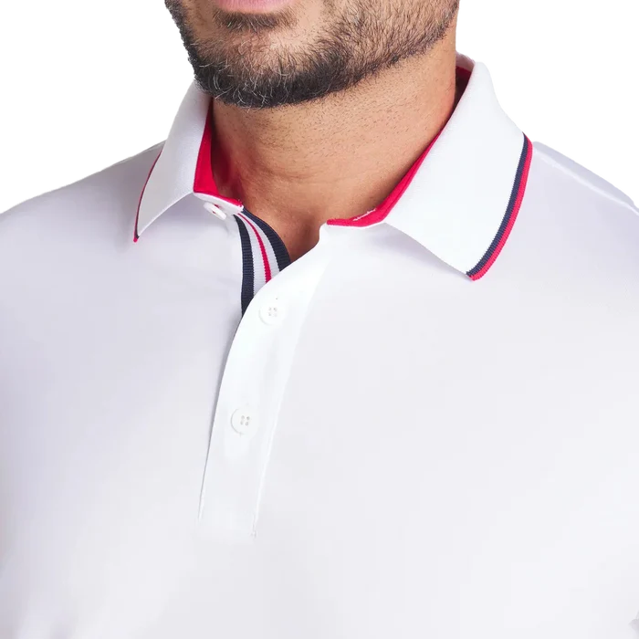 Puma Golf Men's Volition Tipped Polo White Color