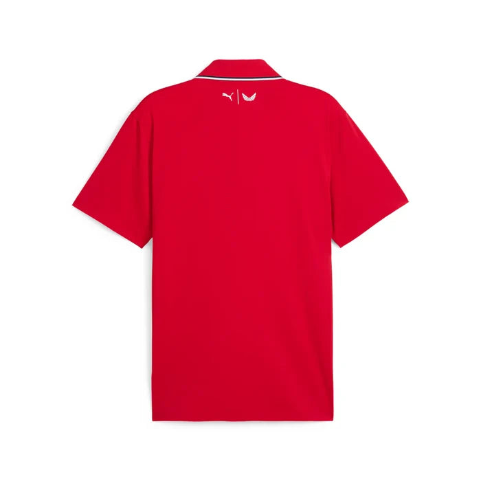 Puma Golf Men's Volition Tipped Polo Red Color