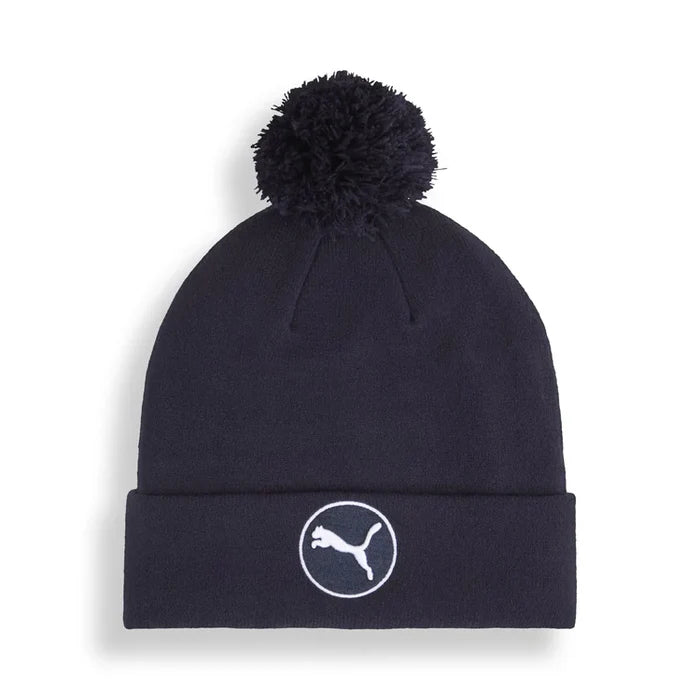 Puma Golf Wrmlbl Removable Pom Beanie Navy Color.