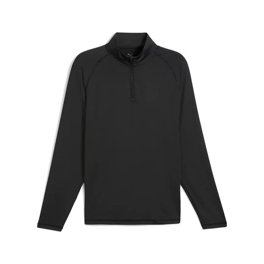 Puma Golf Men's You V Brrr 1/4 Zip Black Color