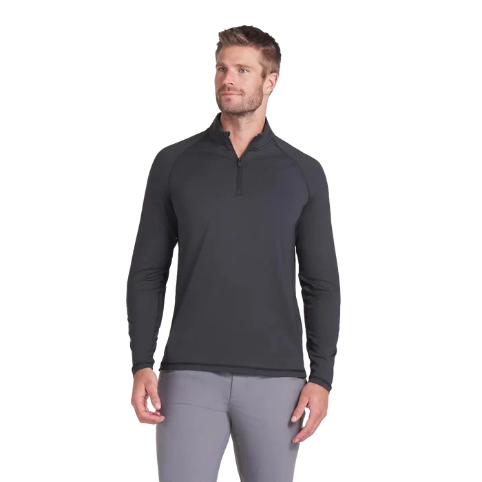 Puma Golf Men's You V Brrr 1/4 Zip Black Color