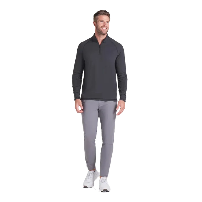 Puma Golf Men's You V Brrr 1/4 Zip Black Color