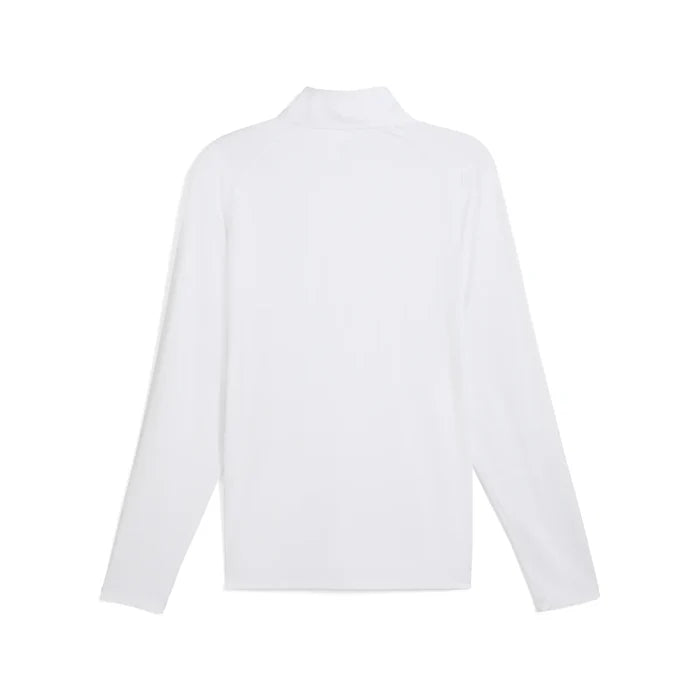 Puma Golf Men's You V Brrr 1/4 Zip White Color