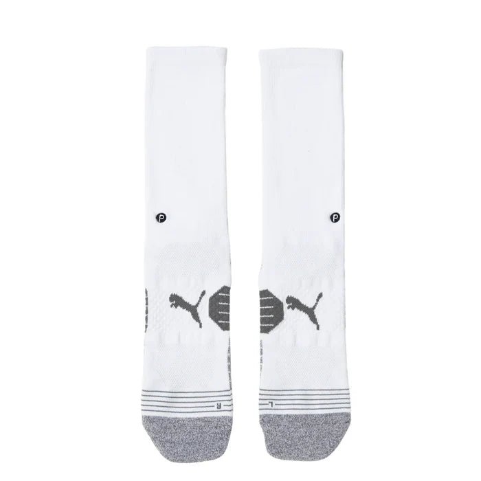 Puma Golf Unisex Tech Crew Golf Socks white color.