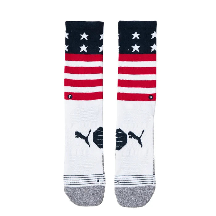 Puma Golf Unisex Tech Crew Golf Socks Navy color.