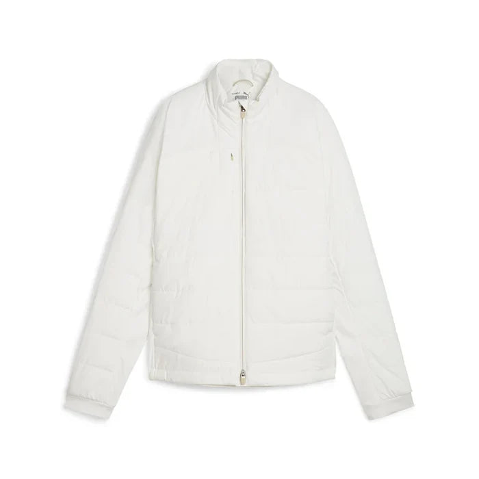 Puma Golf Women Kyley Quilted Jacket White Color