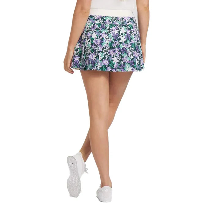 Puma Golf Women Lillie Wrap Skirt Blue Color