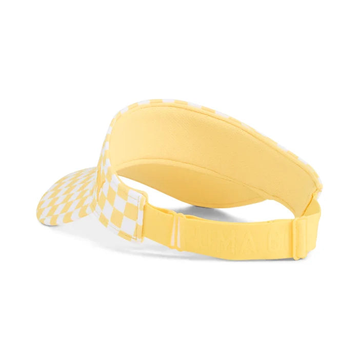 Puma Golf W S Graphic Tour Elastic Visor Yellow Color.