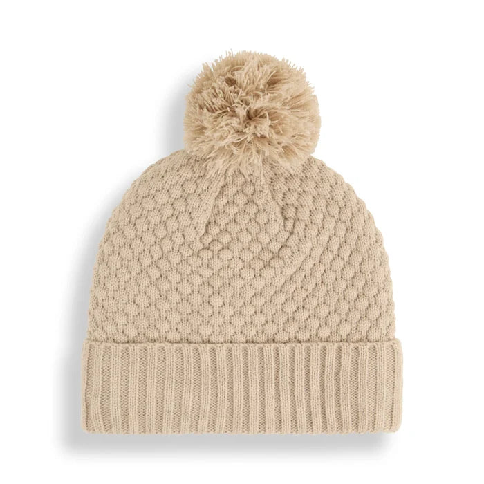 Puma Golf W Wrmlbl Pom Beanie Khaki Color.
