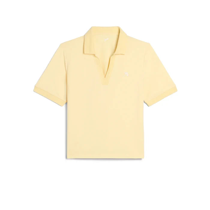 Puma Golf Women's AP Modalon Golf Polo yellow color.