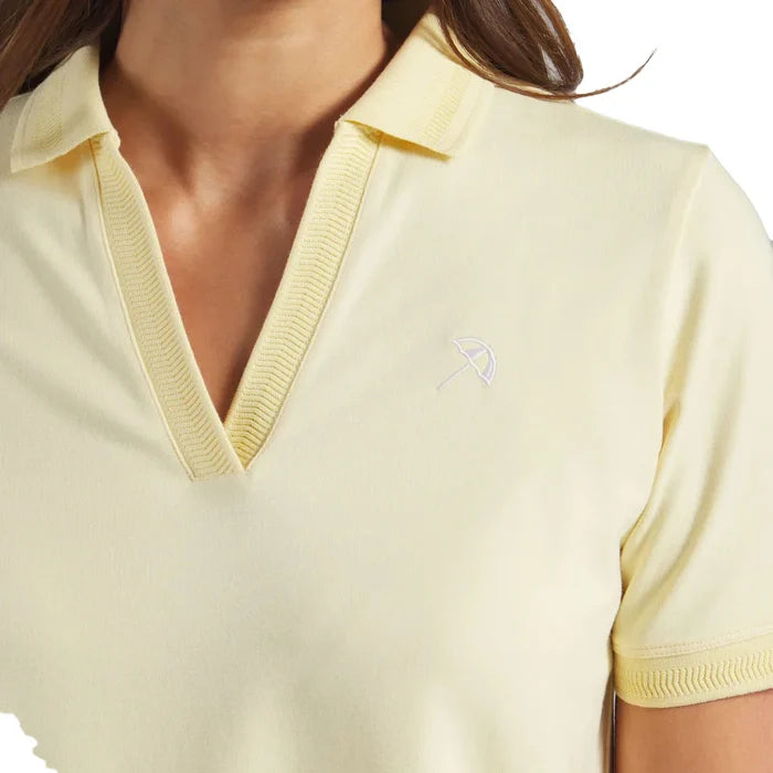 Puma Golf Women's AP Modalon Golf Polo yellow color.
