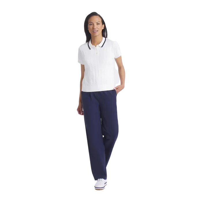 Puma Golf Women's AP Pointelle Polo White Color