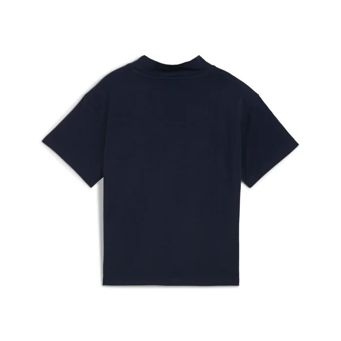 Puma Golf Women's Charlotte Modalon Mock Neck Polo Navy Color