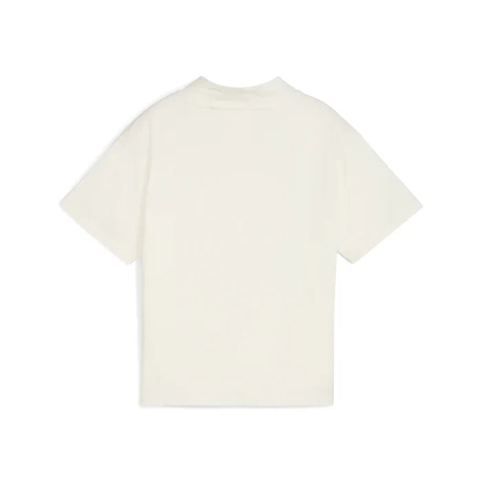 Puma Golf Women's Charlotte Modalon Mock Neck Polo White Color