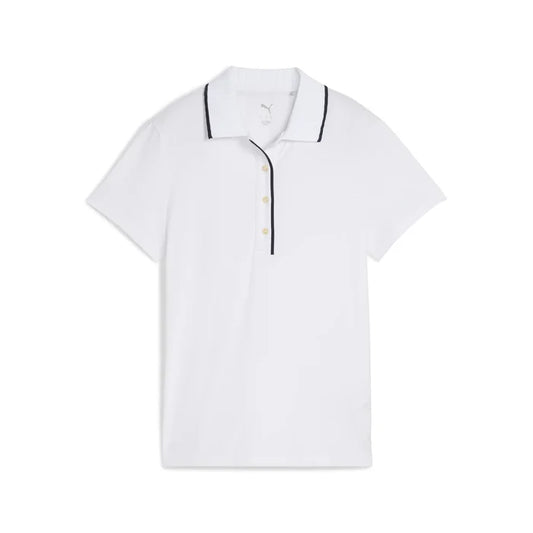 Puma Golf Women's CLOUDSPUN Bridges Polo White Color