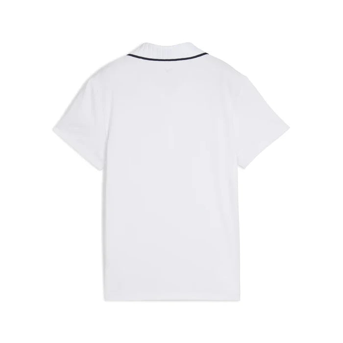 Puma Golf Women's CLOUDSPUN Bridges Polo White Color