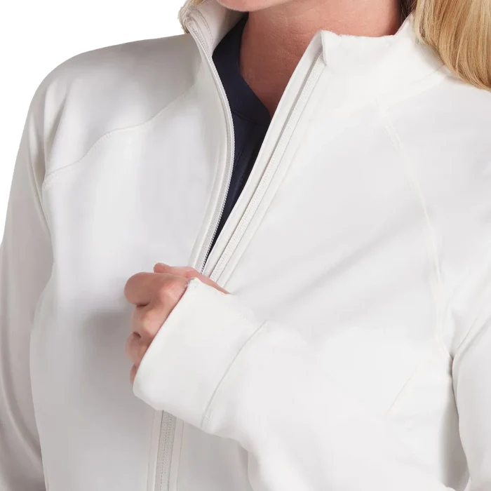 Puma Golf Women's CLOUDSPUN Tech FZ Power Jacket White Color