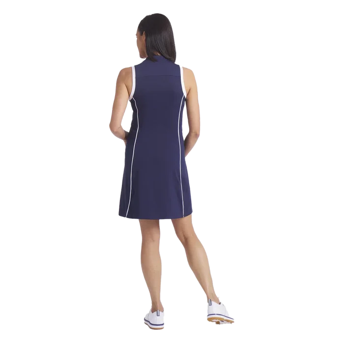 Puma Golf Women's CLOUDSPUN Tech Sport Dress Navy Color