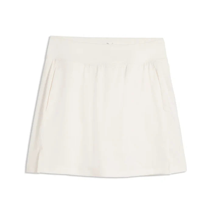 Puma Golf Women's Lana Floral Lace Jacquard 16 Skirt White Color