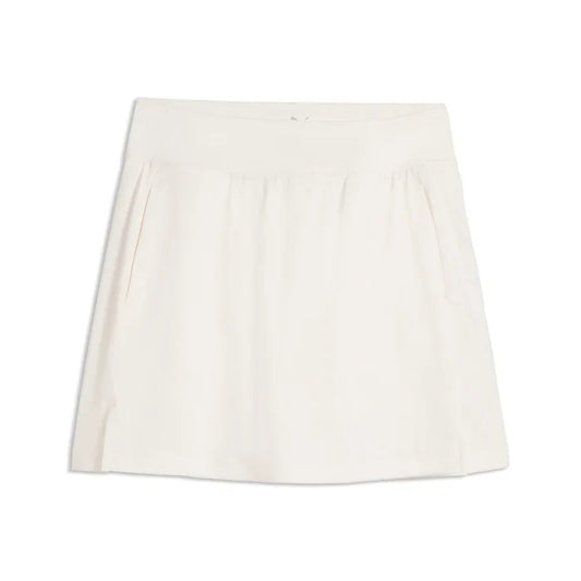 Puma Golf Women's Lana Floral Lace Jacquard 16 Skirt White Color